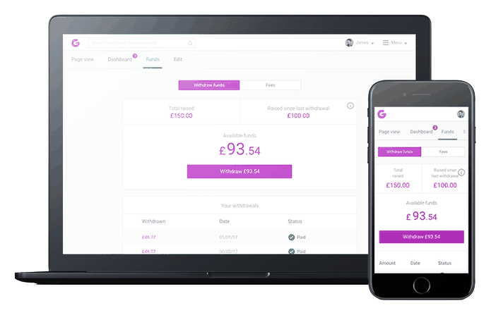 JustGiving, Flexible Payments